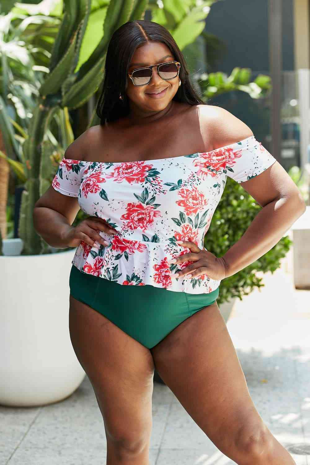 Marina West Coastal Cutie Tankini Swimsuit Set