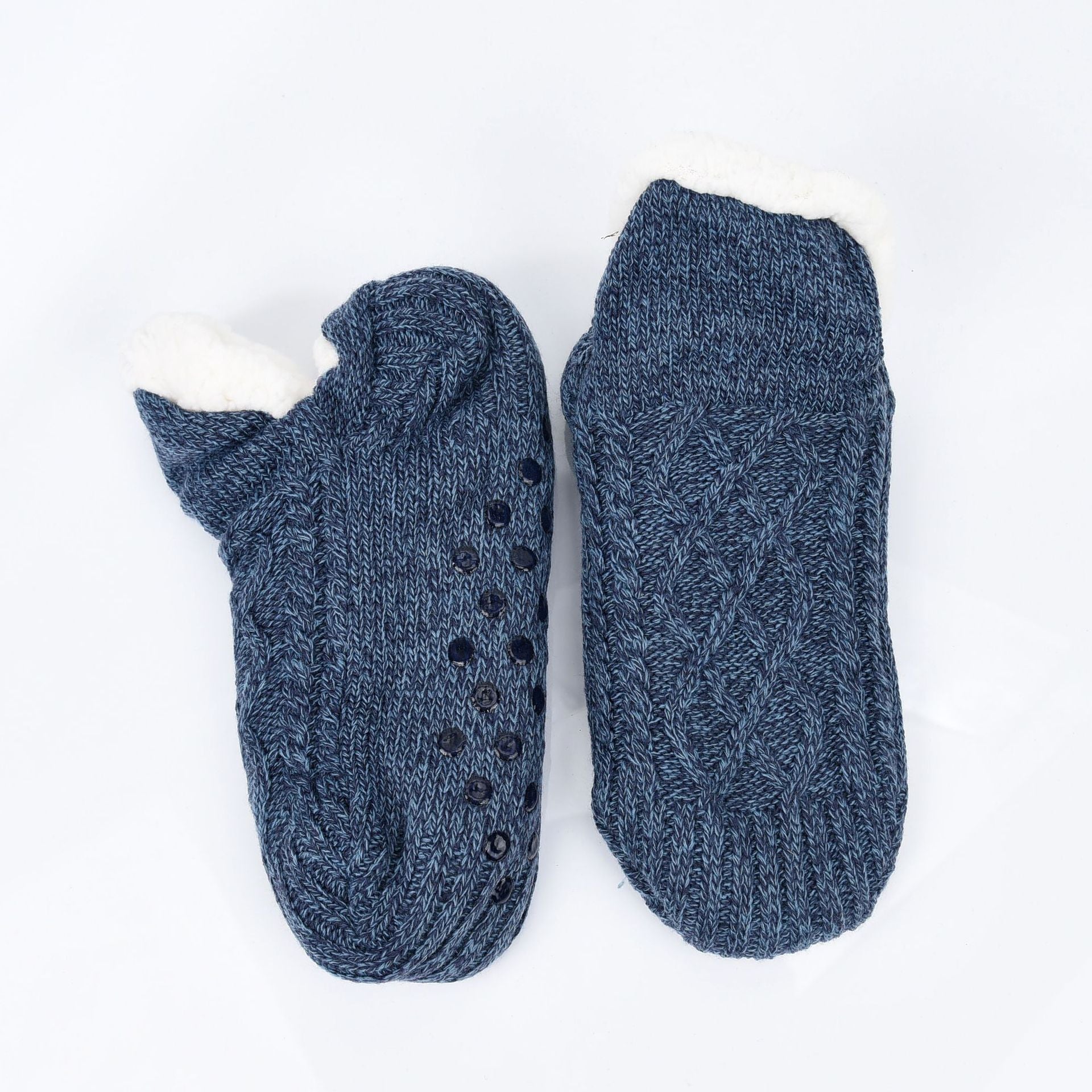 Cozy Fleece-Lined Winter Slipper Socks | Warm * Soft * Non-Slip Comfort