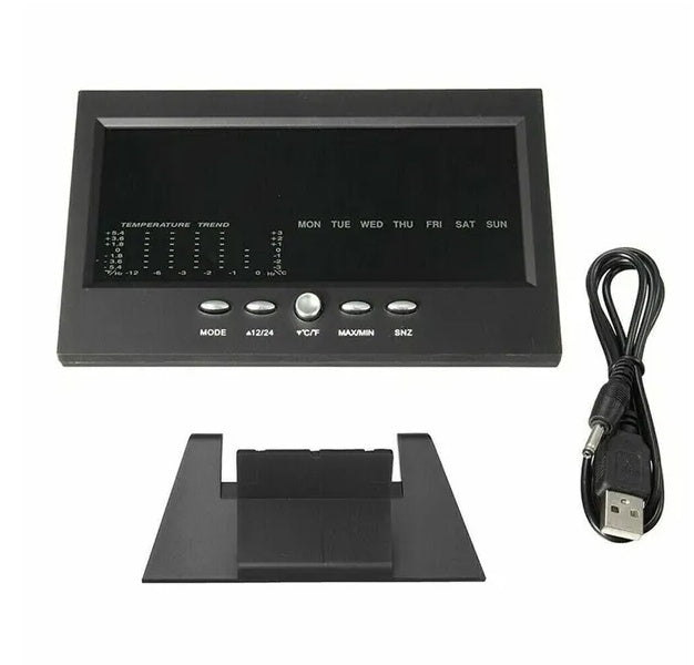 Smart LED Alarm Clock with Temperature & Humidity Display