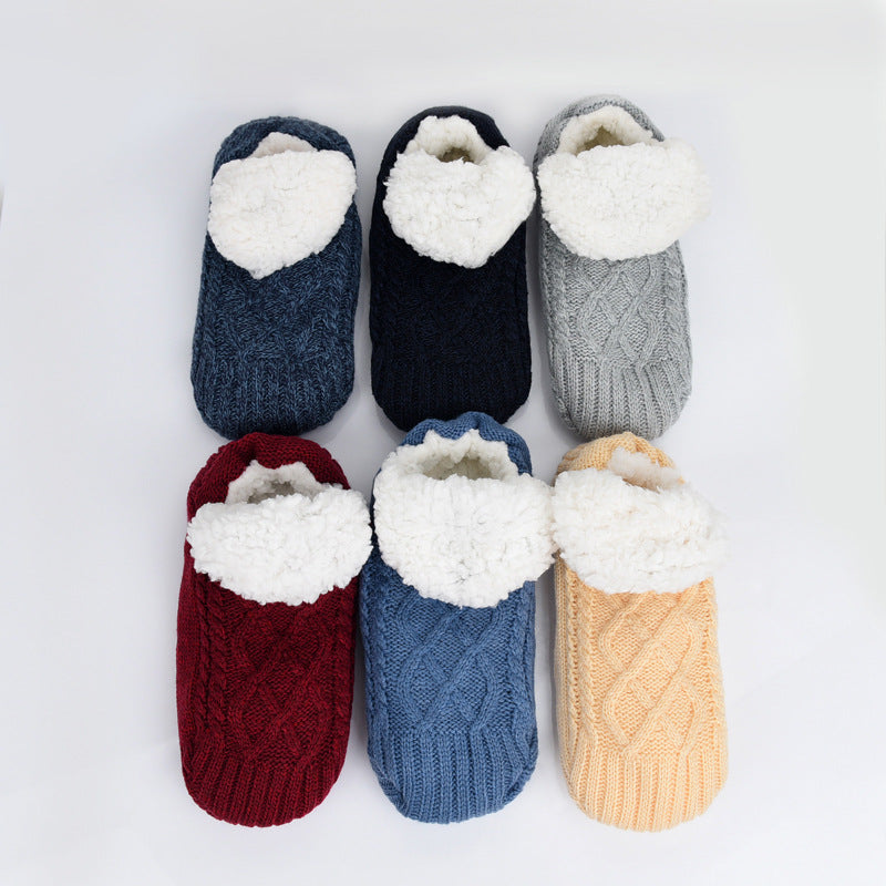 Cozy Fleece-Lined Winter Slipper Socks | Warm * Soft * Non-Slip Comfort